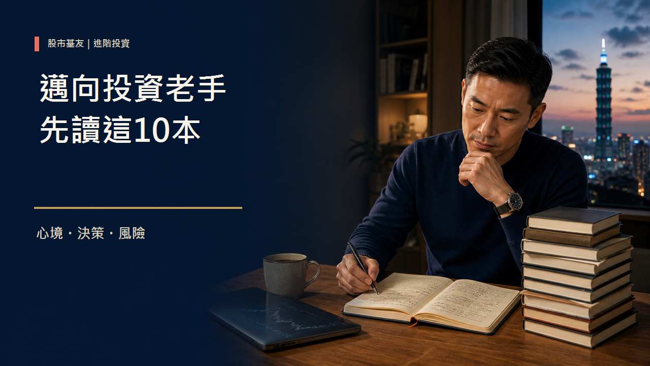 從中手邁向投資老手的10本書：心境、決策與風險書單
