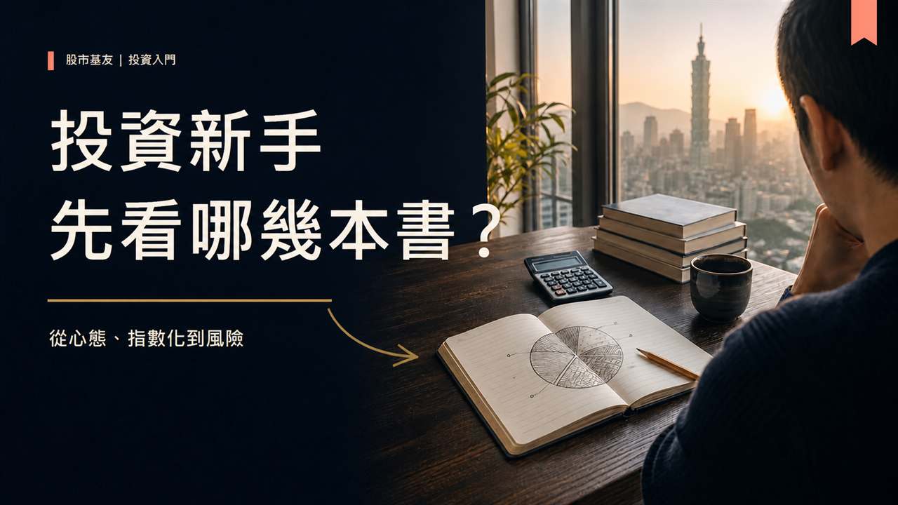 投資新手閱讀投資書單，從心態、指數化投資到風險管理